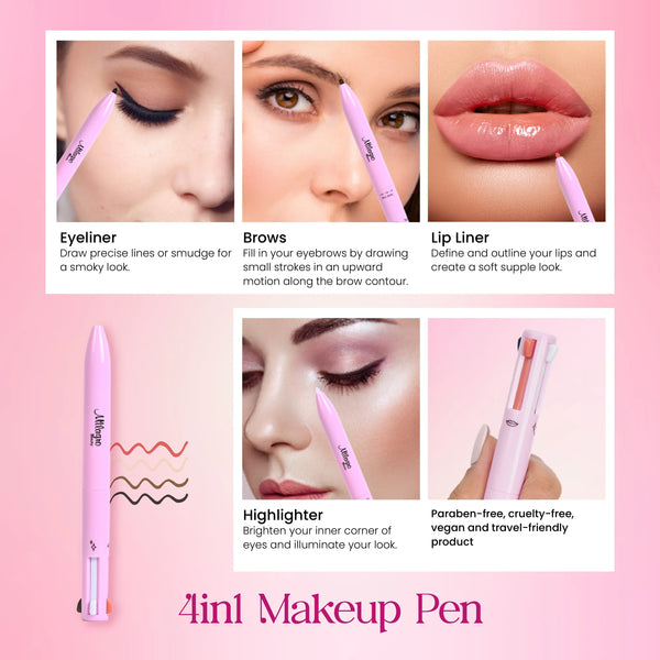 On The Go 4 In 1 Makeup Pen