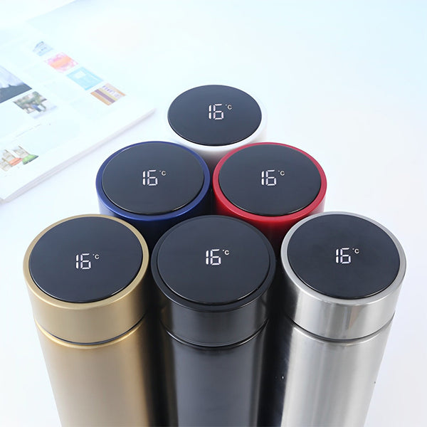 LED Temperature Water Bottle - 500ML