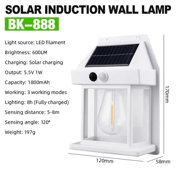 Solar Wall Lamp - Enhanced Lighting